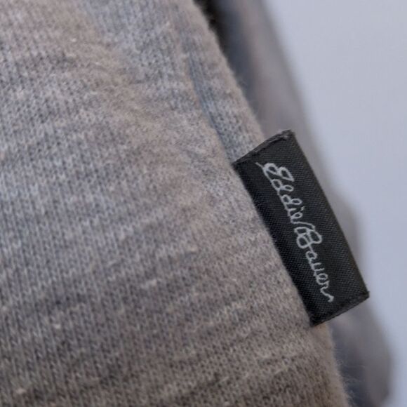 Eddie Bauer Gray Hooded Sweatshirt Bear Explore, Boys Large 14/16 - Picture 5 of 13